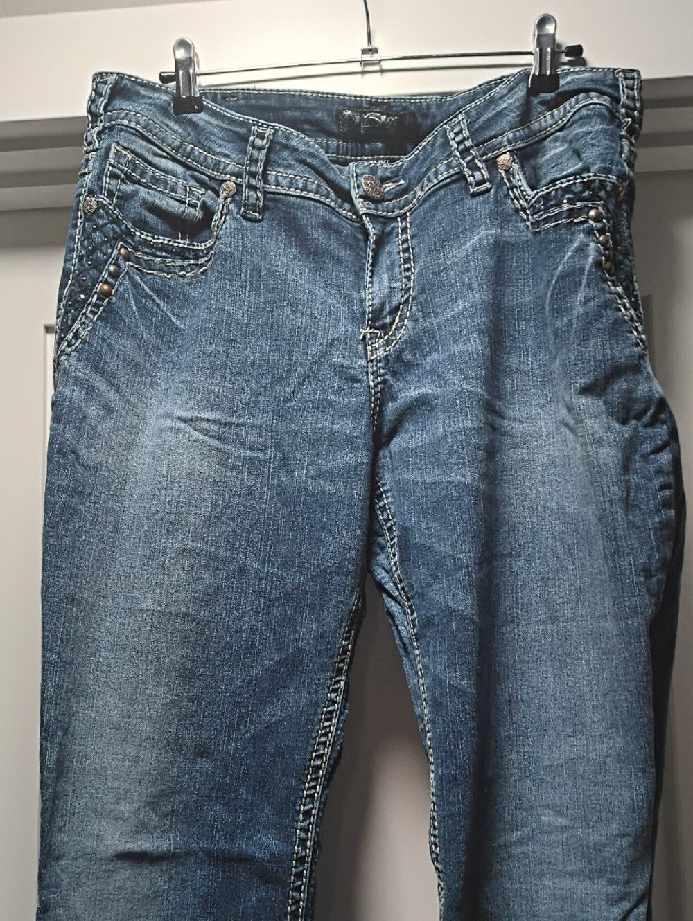 Silver Jeans Blue Washed Boot Cut Jeans - Picture 4 of 11